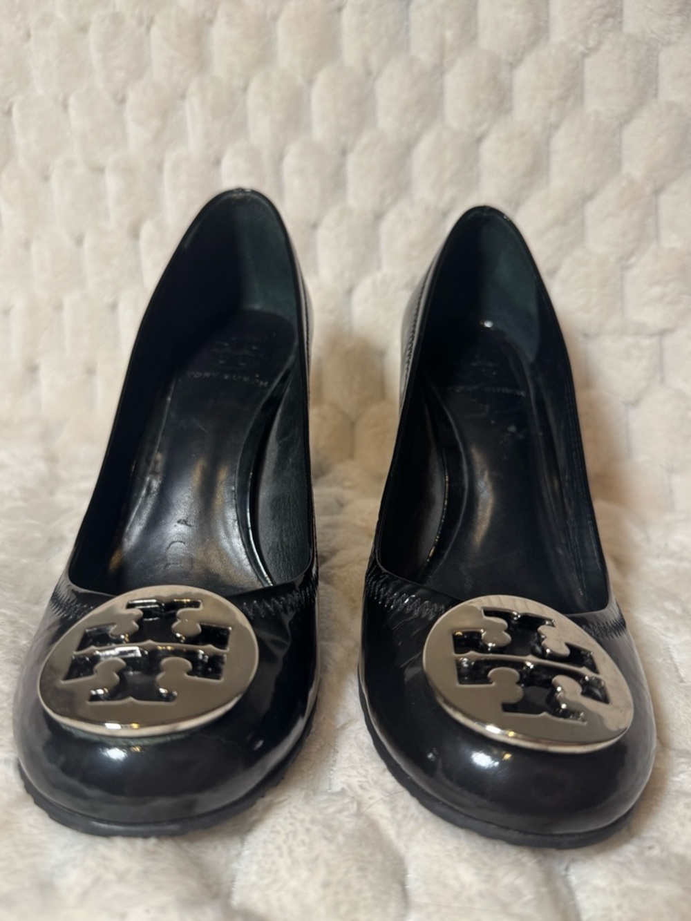Tory Burch Patent Leather Block Heel